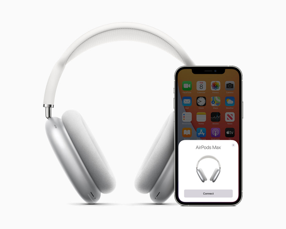 Apple Airpods Max With Logo, Pop Up & Free Leather Case ( Works with Android & iOS both)