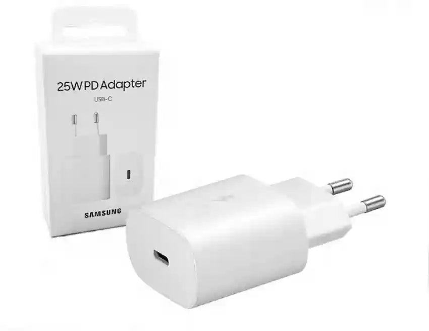 Samsung 2 Pin 25W PD Adapter | USB To Type C Cable