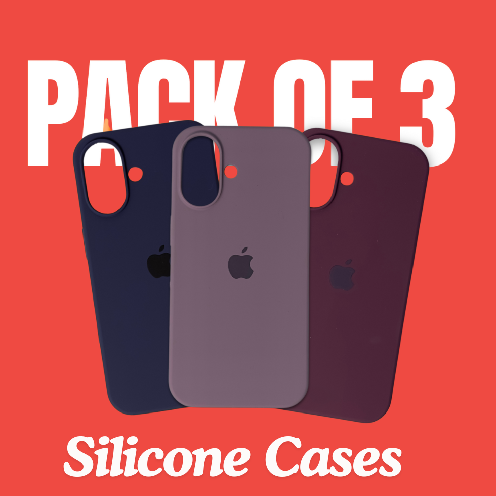 iPhone 17 Series Pack of 3 Silicone Covers