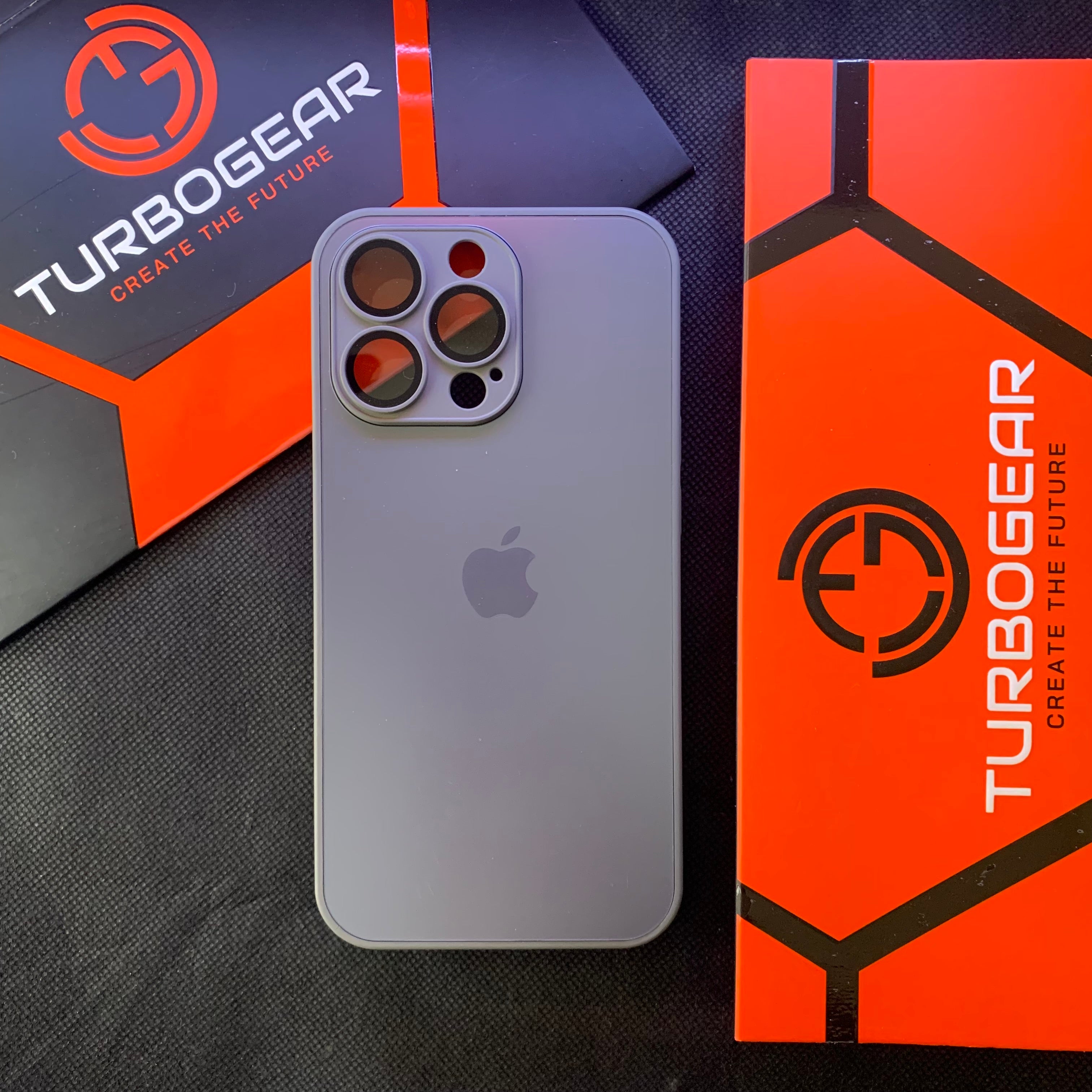 Natural Titanium Grey AG Premium Glass Case